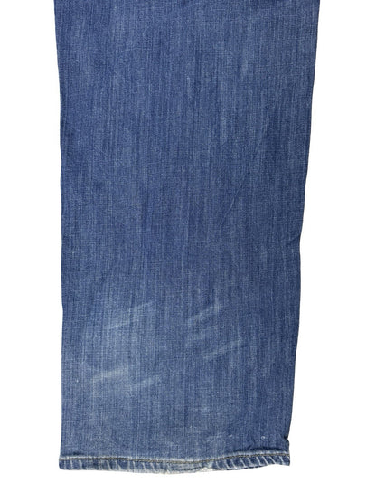Sean John Retro Blue Wide Leg Relax Hip Hop Denim Jeans 36W 34L