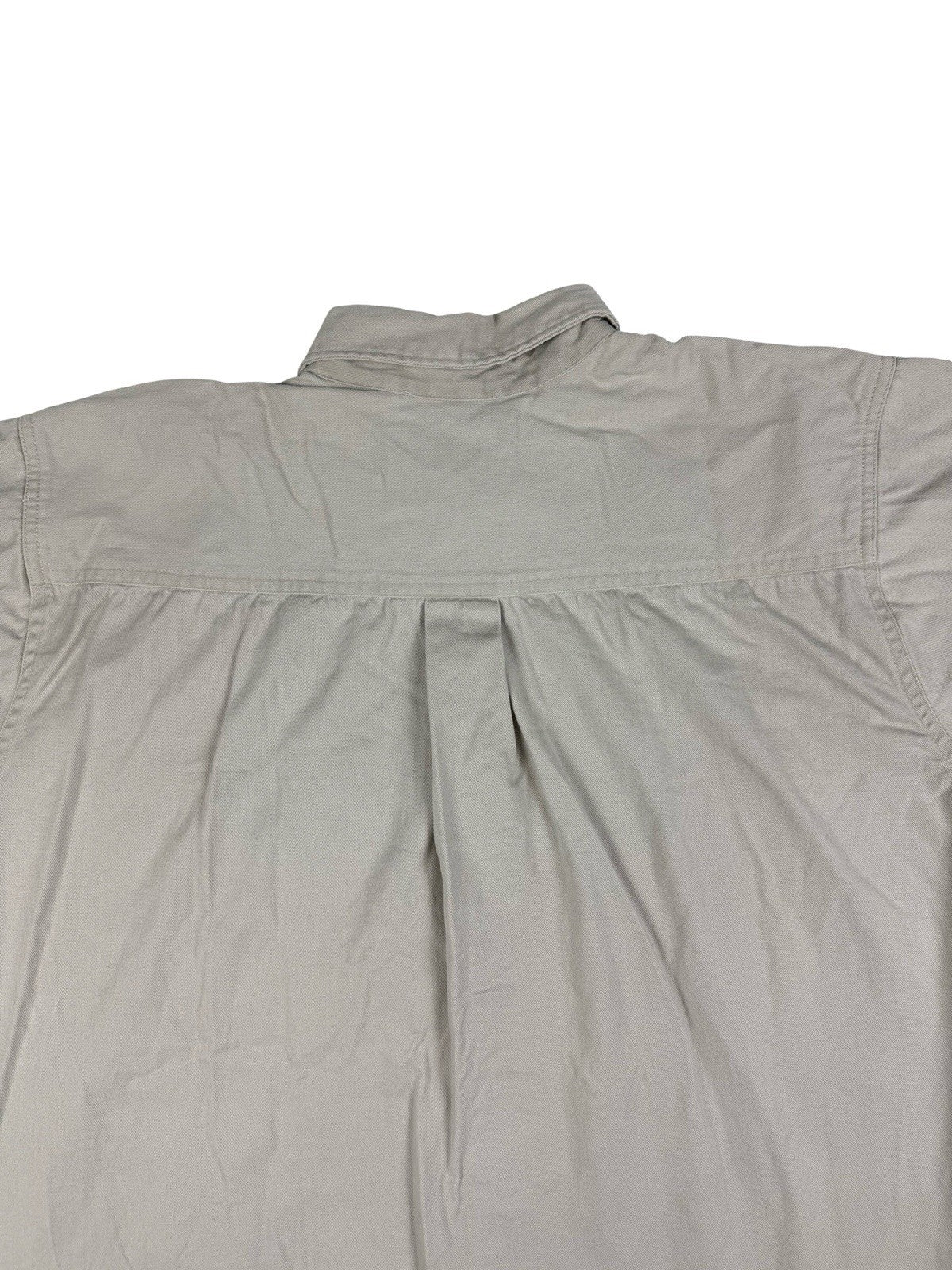 Mossy Oak Vintage Grey Camo Patch Cotton Shirt Size Large Made In USA