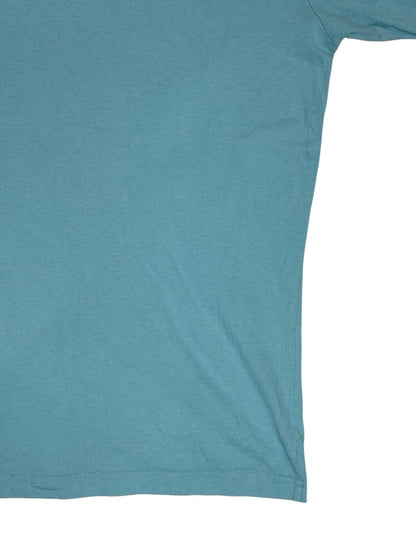 Adidas Blue 3-Stripe Top Small