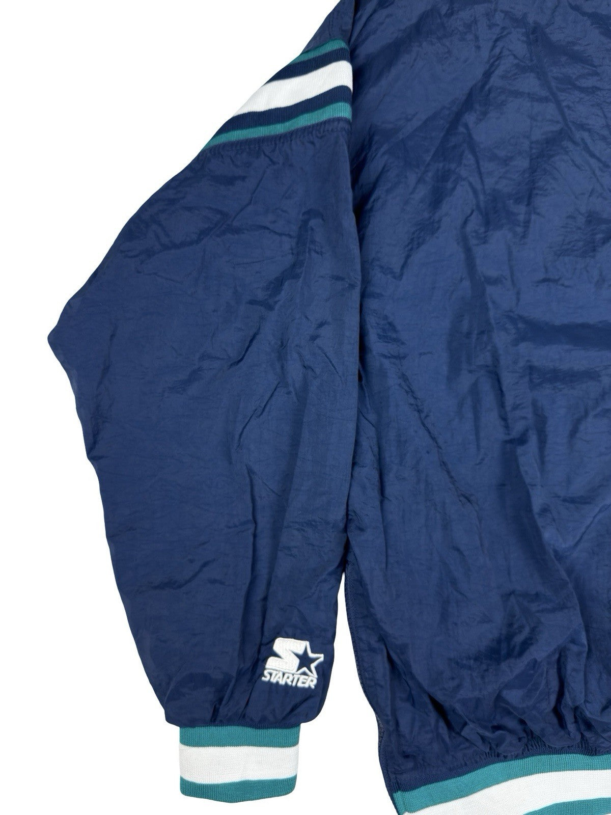 Starter Vintage Seattle Mariners Blue Pullover Windbreaker Jumper Medium