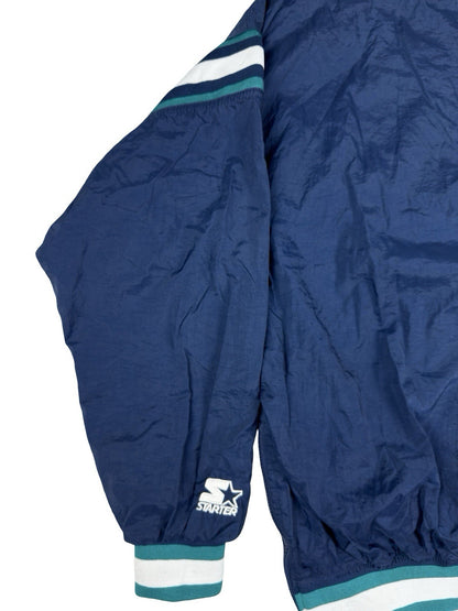 Starter Vintage Seattle Mariners Blue Pullover Windbreaker Jumper Medium