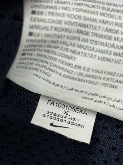 Nike Retro Blue  Colourblock Embroidered Zip Track Jacket XL