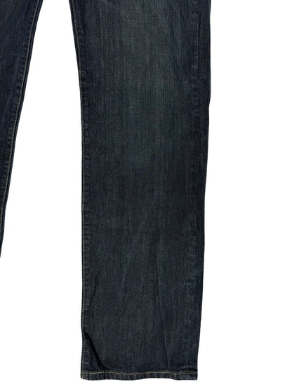 Levi's 501 Dark Blue Straight Leg Denim Jeans 34W 34L