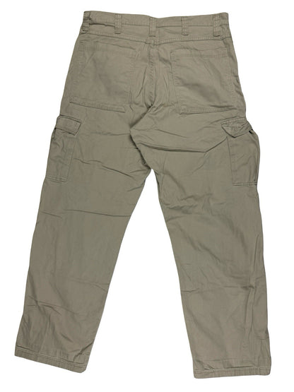 Wrangler Beige Legacy Cargo Twill Chino Trousers Relaxed Fit 36W 32L