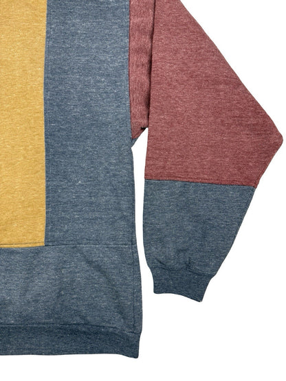 Chams Vintage Multicolour Jumper Sweatshirt Colourblock Large
