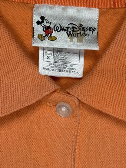 Disney Orange Mickey Mouse Polo Small