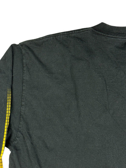NFL Team Apparel Black Pittsburgh Steelers Long Sleeve Cotton Top XL