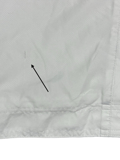 Adidas Vintage White Zip Track Jacket Size 14