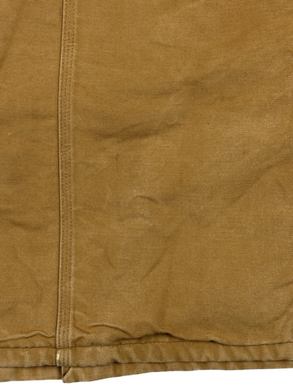 Carhartt C01 6BLC Vintage 90s Brown Chore Coat Jacket Blanket Lined USA XL