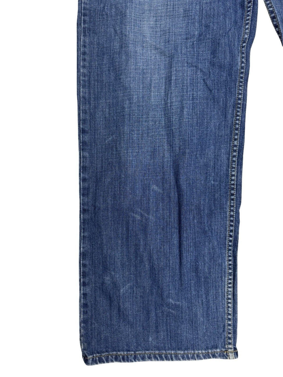 Sean John Retro Blue Wide Leg Relax Hip Hop Denim Jeans 36W 34L