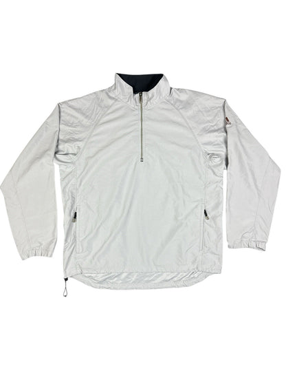 Adidas Vintage Grey ClimaShell 1/4 Zip Pullover Track Jacket Medium