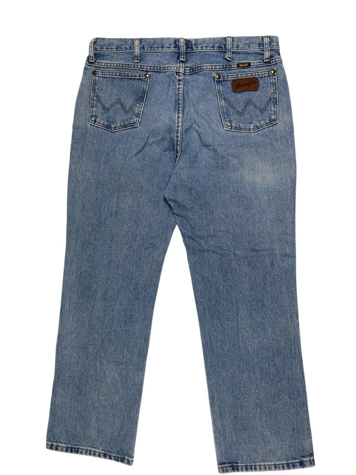 Wrangler 36MWZ Slim Fit Blue Denim Jeans 38W 30L