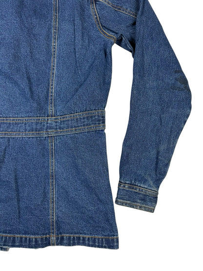 Bill Blass Retro Y2K Blue Denim Jacket Women's Small