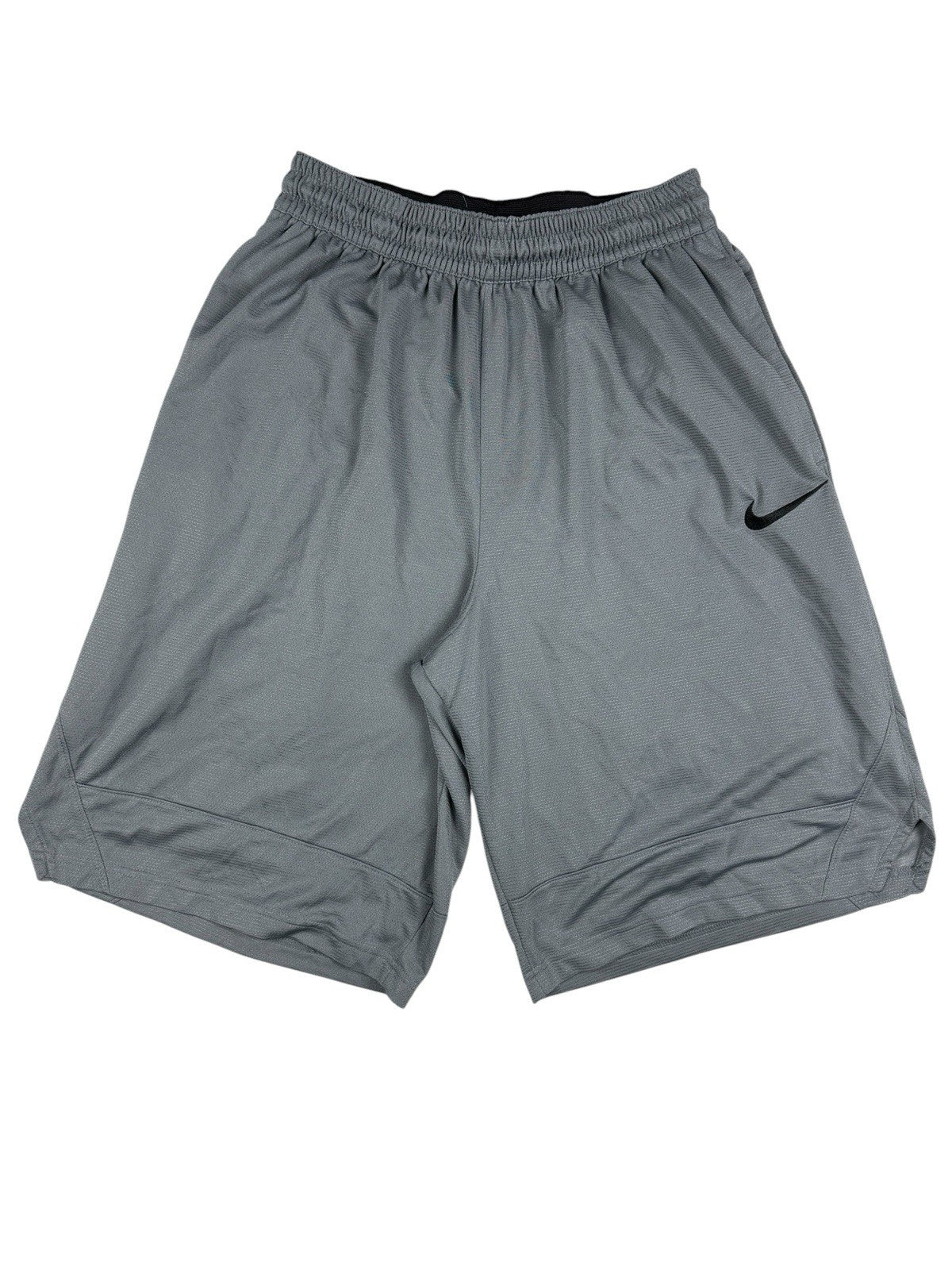 Nike Grey Dri Fit Polyester Active Sport Basketball Shorts Large