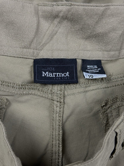 Marmot Beige Nylon Stretch Hiking Chino Trousers Size 10