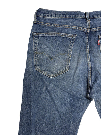 Levi's 501 '93 Straight Fit Blue Denim Jeans 36W 34L