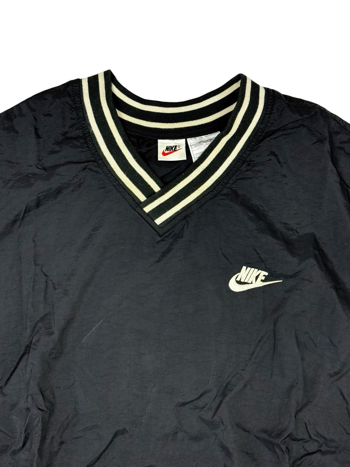 Nike Retro Black Nylon Jumper 2XL