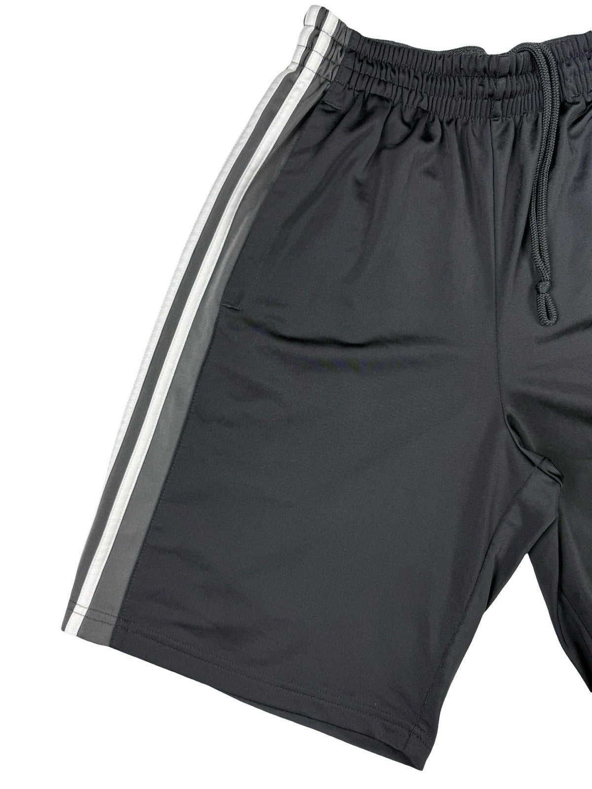 Adidas Grey Polyester Sport Active Shorts Medium