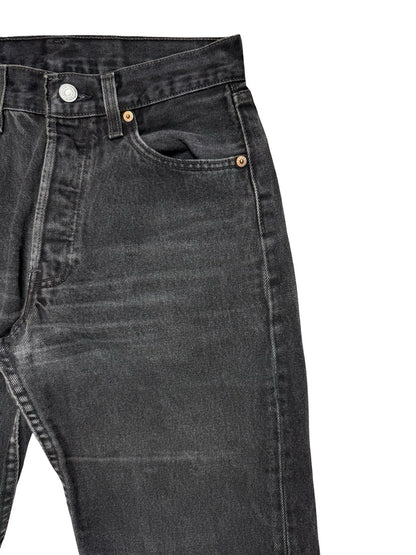 Levi's 501 Vintage 90's Black Denim Jeans 29W 29L Made in USA