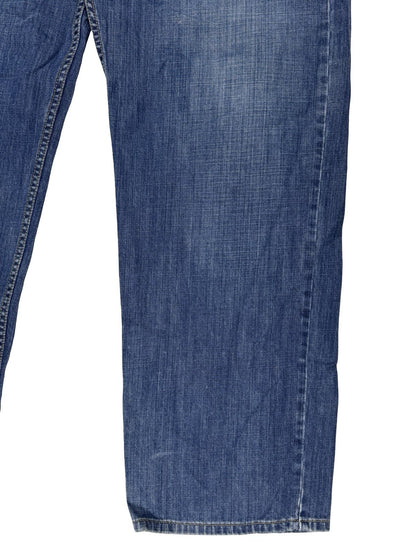 Sean John Retro Blue Wide Leg Relax Hip Hop Denim Jeans 36W 34L