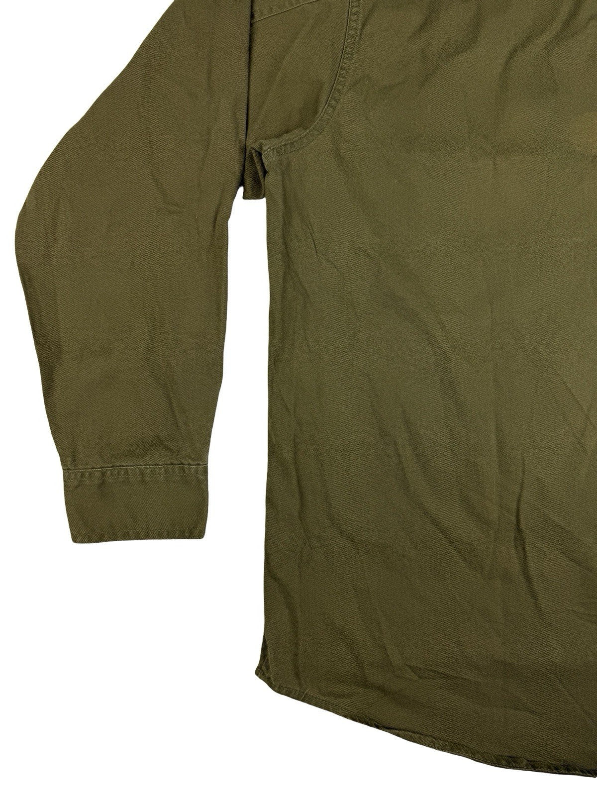 Levi's Y2K Green Button Western Denim Shirt Large
