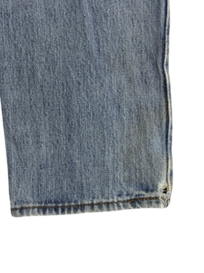 Levi's 501 Light Blue Straight Leg Denim Jeans 28W 30L