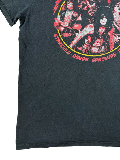 KISS Rock Band Black Music Top Medium