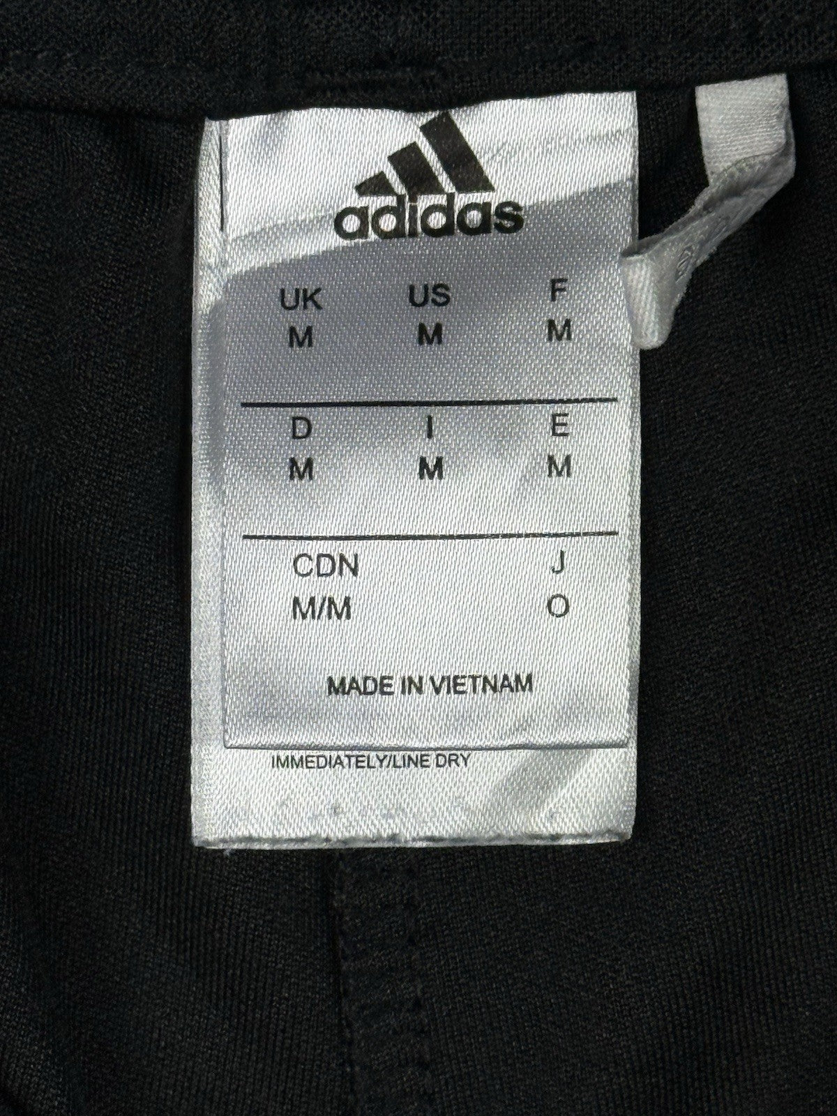 Adidas Black 3-Stripes Climalite Training Sport Shorts Medium
