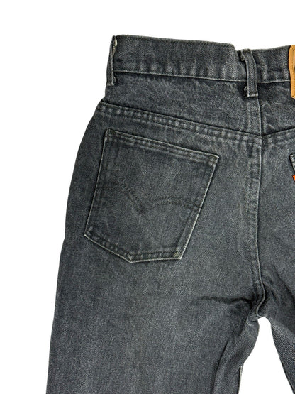 Levi's Grey Denim Tapered Jeans 28W 25L