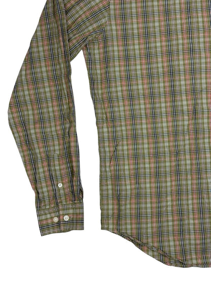 Dockers Green Plaid Collared Shirt XL