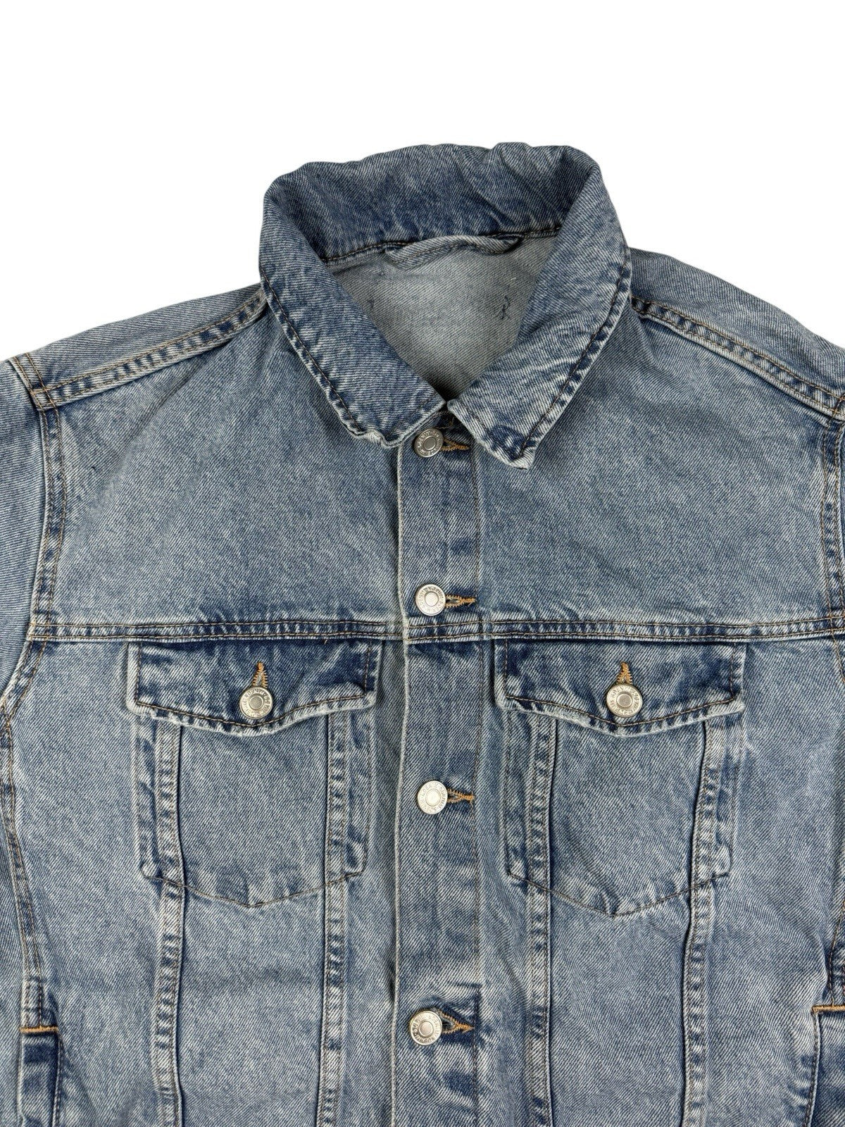 H&M Blue Denim Trucker Jacket Medium