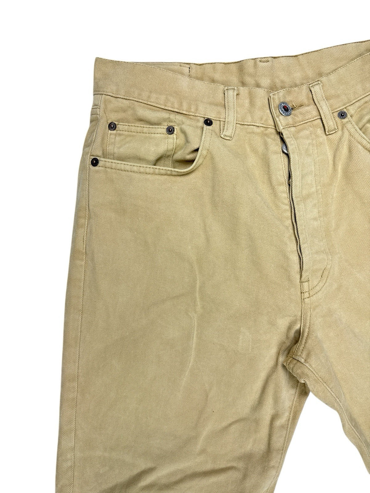 Schott Retro Beige Denim Jeans 29W 29L