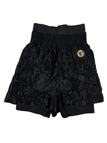 Bershka x NBA LA Clippers Black Sports Shorts XS