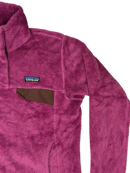 Patagonia Pink Snap T Fleece Jumper Medium