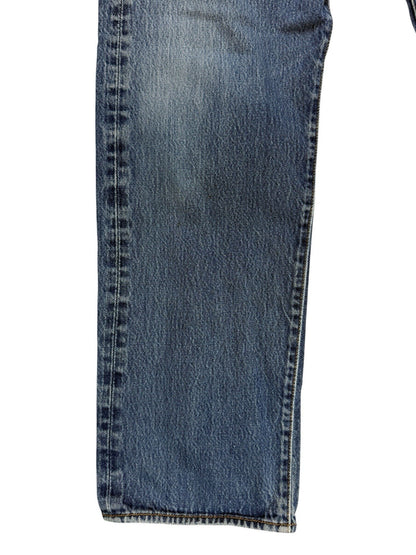 Levis Mid Blue Straight Leg Denim Jeans 38W 30L