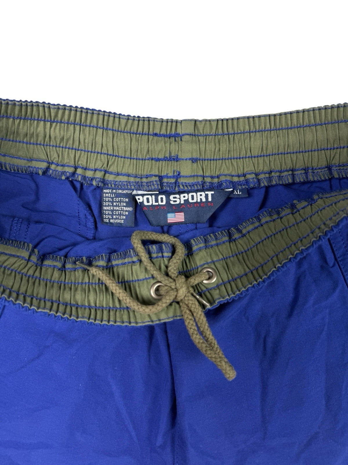 Polo Sport Ralph Lauren Retro Blue Board Athletic Sport Swim Shorts XL