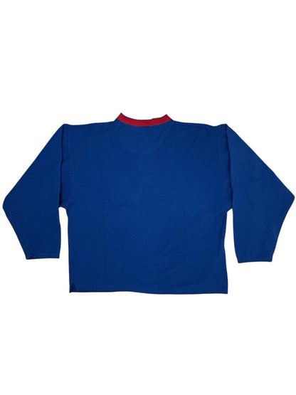 St Louis Blues Vintage NHL Pro Edge Henley Jumper Large