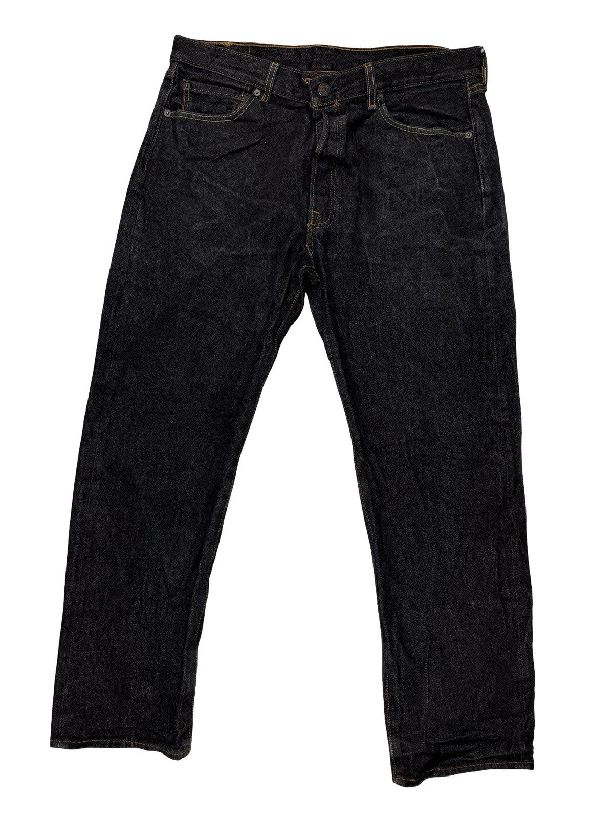 Levi's 501 Dark Blue Denim Jeans 36W 32L