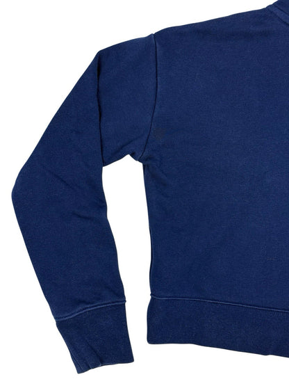 Nike Blue Cropped Printed Hoodie Youth XL