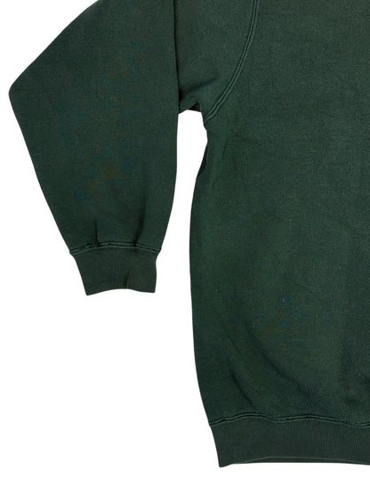 IZOD Green Retro Embroidered Cotton Blend Jumper Medium