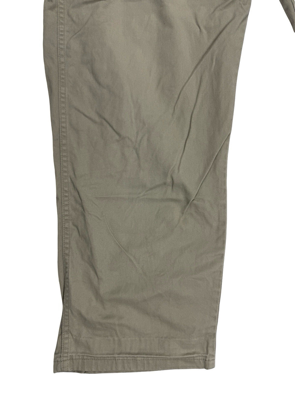 Wrangler Beige Legacy Cargo Twill Chino Trousers Relaxed Fit 36W 32L