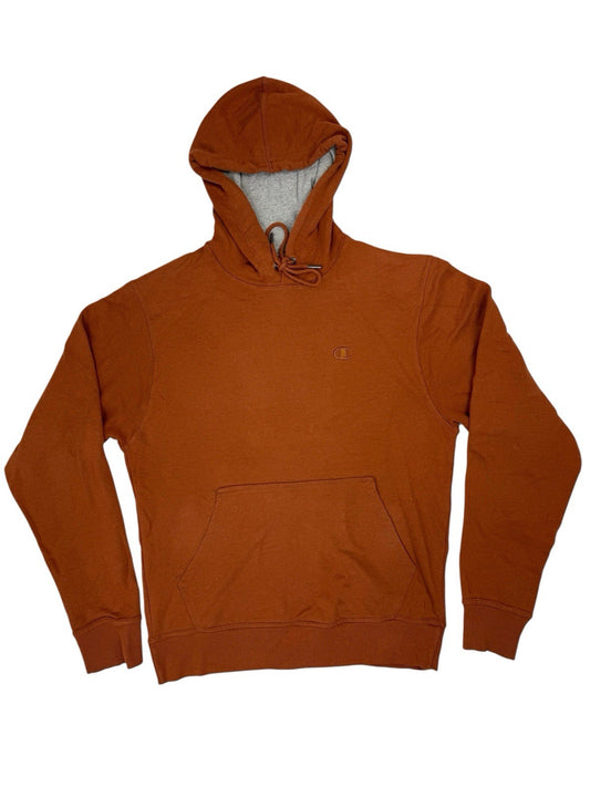 Champion Burnt Orange Hoodie Sweatshirt Small