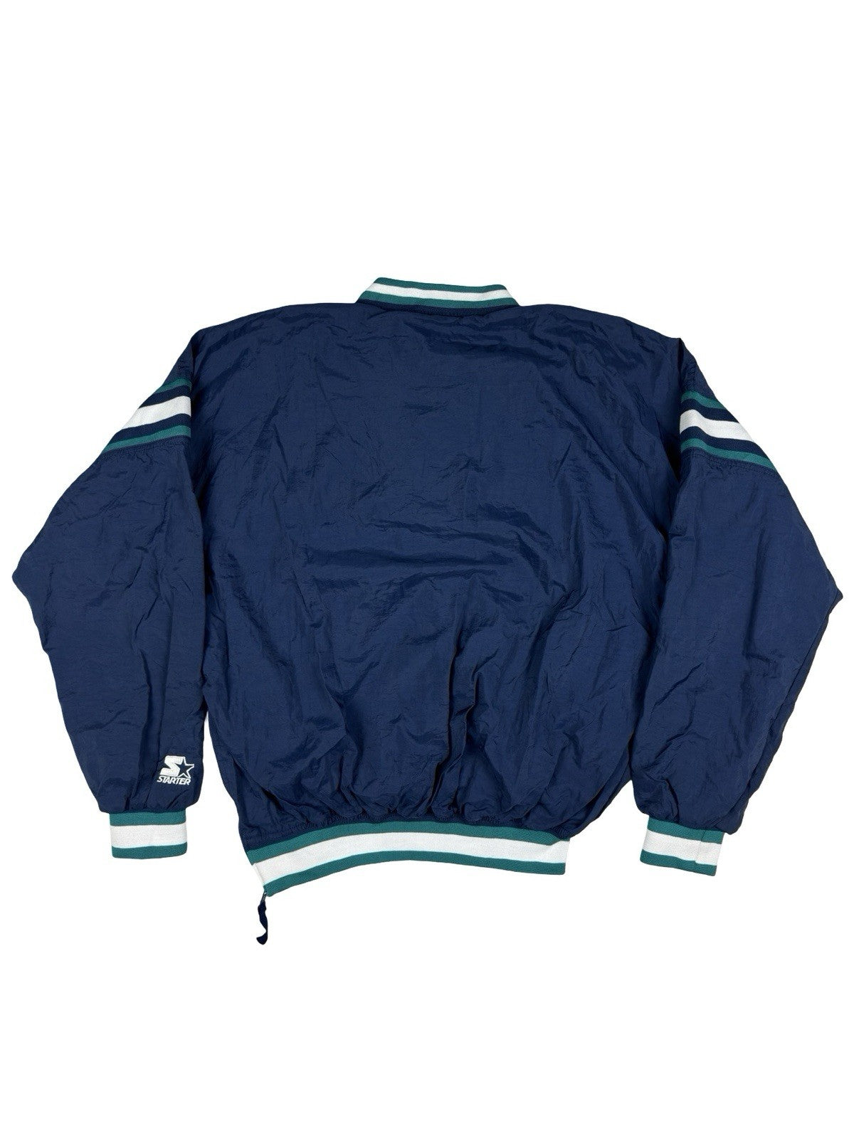 Starter Vintage Seattle Mariners Blue Pullover Windbreaker Jumper Medium