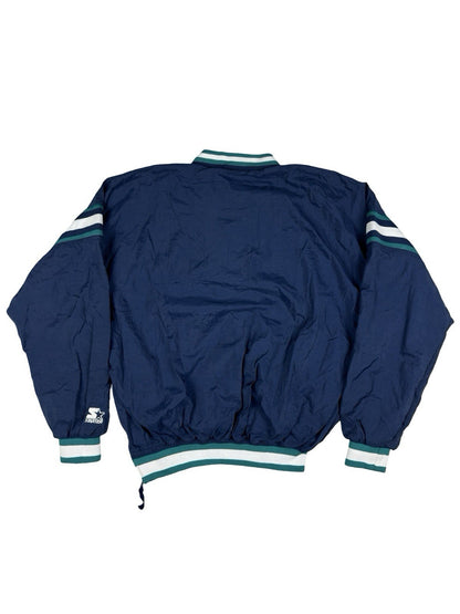 Starter Vintage Seattle Mariners Blue Pullover Windbreaker Jumper Medium