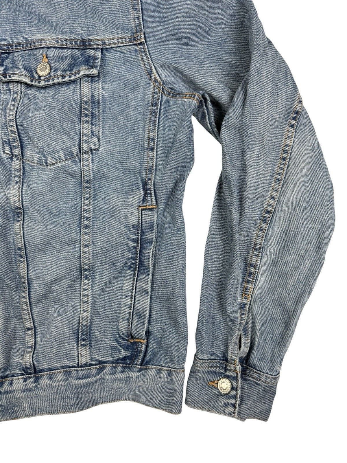 H&M Blue Denim Trucker Jacket Medium