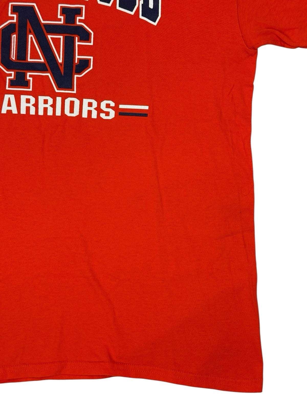 North Cobb Warriors Retro Orange American Sports Top Medium