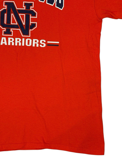 North Cobb Warriors Retro Orange American Sports Top Medium