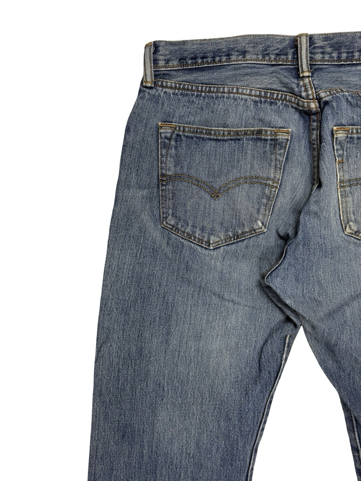 Levi's 501 Straight Leg Blue Denim Jeans 33W 30L