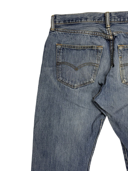 Levi's 501 Straight Leg Blue Denim Jeans 33W 30L