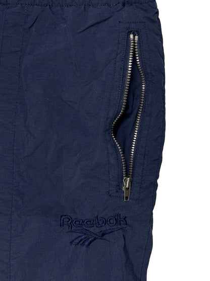 Reebok Vintage Lined Blue Tracksuit Bottoms Trousers XL